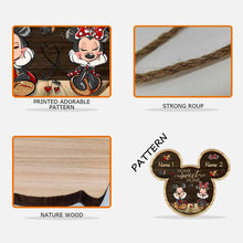 Load image into Gallery viewer, Personalized Mouse-Shaped Wood Sign Home Sweet Home Gift
