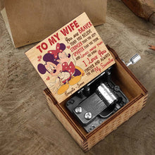 Load image into Gallery viewer, Personalized Hand Crank Music Box Unique Couple Gift for Wife