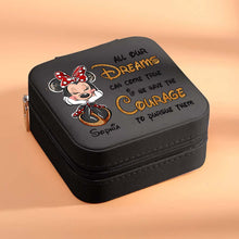 Load image into Gallery viewer, Personalized Mouse Jewelry Box Custom Name Pink Gift for Her