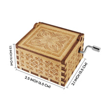 Load image into Gallery viewer, Personalized Hand Crank Music Box Couples Gift All of Me Loves