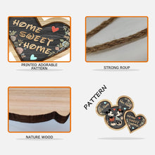 Load image into Gallery viewer, Personalized Mickey Mouse Home Sweet Home Wood Sign Gift