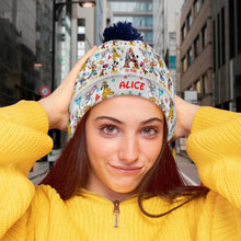 Load image into Gallery viewer, Personalized Mouse Beanie Hat Custom Name Gift for Kids