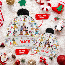 Load image into Gallery viewer, Personalized Mouse Beanie Hat Custom Name Gift for Kids