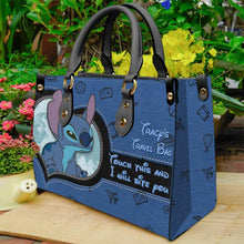 Load image into Gallery viewer, Personalized Leather Handbag Custom Name Unique Gift for Mom