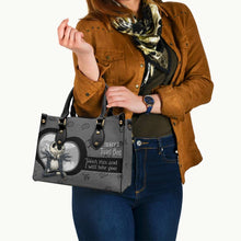 Load image into Gallery viewer, Personalized Leather Handbag with Quote for Travel Gift