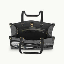 Load image into Gallery viewer, Personalized Leather Handbag with Quote for Travel Gift