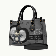 Load image into Gallery viewer, Personalized Leather Handbag with Quote for Travel Gift