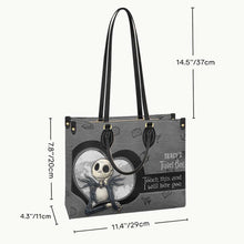 Load image into Gallery viewer, Personalized Leather Handbag with Quote for Travel Gift