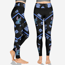 Load image into Gallery viewer, Personalized Ohana Cross Tank Top & Leggings Gift with Custom Name