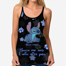 Load image into Gallery viewer, Personalized Ohana Cross Tank Top & Leggings Gift with Custom Name