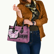 Load image into Gallery viewer, Personalized Leather Handbag Custom Name Travel Bag Gift