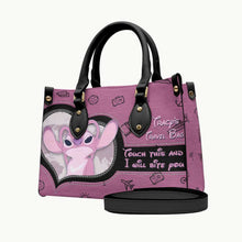 Load image into Gallery viewer, Personalized Leather Handbag Custom Name Travel Bag Gift