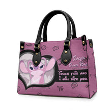 Load image into Gallery viewer, Personalized Leather Handbag Custom Name Travel Bag Gift