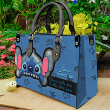 Load image into Gallery viewer, Personalized Leather Handbag Custom Name Gift for Women