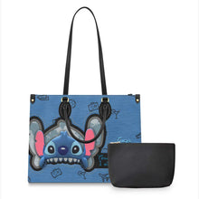 Load image into Gallery viewer, Personalized Leather Handbag Custom Name Gift for Women