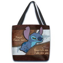 Load image into Gallery viewer, Personalized Travel Tote Bag Custom Name Design for Her