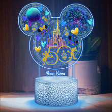 Load image into Gallery viewer, Personalized Mouse Shaped Plaque Light Base for Special Milestones