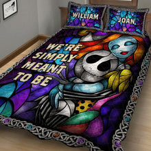 Load image into Gallery viewer, Personalized Nightmare Quilt Set Custom Names Unique Gift