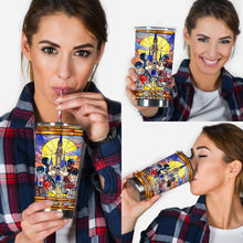 Load image into Gallery viewer, Personalized Mickey Mouse Tumbler Custom Name Gift for Couples
