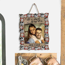 Load image into Gallery viewer, Personalized Nightmare Wood Sign Custom Name Gift for Couple