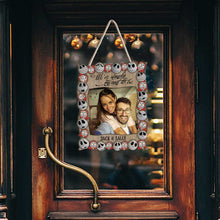 Load image into Gallery viewer, Personalized Nightmare Wood Sign Custom Name Gift for Couple