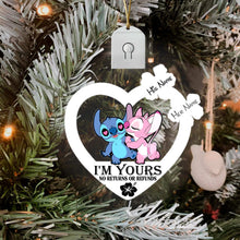 Load image into Gallery viewer, Personalized LED Acrylic Ornament I'm Yours Gift for Couples