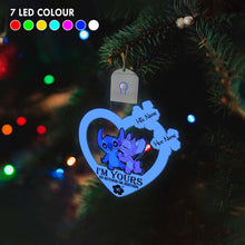 Load image into Gallery viewer, Personalized LED Acrylic Ornament I'm Yours Gift for Couples