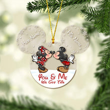 Load image into Gallery viewer, Personalized Christmas Mouse Ornament Custom Name Gift