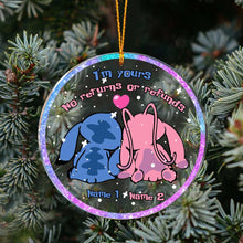 Load image into Gallery viewer, Personalized Christmas Couple Ornament Custom Names Acrylic Gift