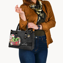 Load image into Gallery viewer, Personalized Leather Handbag Cute Character Custom Name Gift for Her