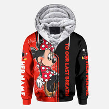 Load image into Gallery viewer, Personalized All Over Print Couple Hoodie Custom Names Gift for Engagement