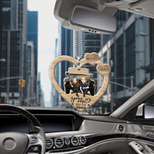 Load image into Gallery viewer, Personalized Couple Car Ornament Custom Name Heart Design Gift