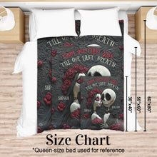 Load image into Gallery viewer, Personalized Nightmare Blanket with Names for Couples Gift
