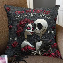 Load image into Gallery viewer, Personalized Nightmare Throw Pillow Custom Names Romantic Gift