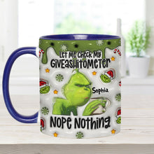 Load image into Gallery viewer, Personalized Grinch Accent Mug Customized Gift for Christmas