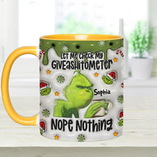 Load image into Gallery viewer, Personalized Grinch Accent Mug Customized Gift for Christmas