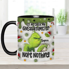 Load image into Gallery viewer, Personalized Grinch Accent Mug Customized Gift for Christmas