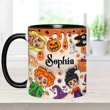 Load image into Gallery viewer, Personalized Three Witches Halloween Accent Mug Gift for Any Occasion