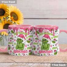 Load image into Gallery viewer, Personalized Grinch Accent Mug Custom Name Holiday Gift