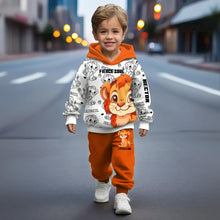 Load image into Gallery viewer, Personalized Kid Hoodie & Jogger Pants Little Lion Gift