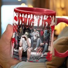 Load image into Gallery viewer, Personalized Thug Life Accent Mug Custom Name Gift for Halloween