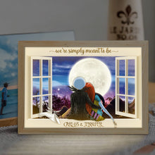 Load image into Gallery viewer, Personalized Light Photo Frame Custom Couple Gift for Anniversary