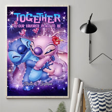 Load image into Gallery viewer, Personalized Ohana Canvas Art with Custom Names for Couples