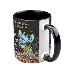 Load image into Gallery viewer, Personalized Accent Mug with Custom Names Gift for Couples
