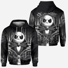 Load image into Gallery viewer, Personalized Nightmare Before Christmas Hoodie & Leggings Set for Women