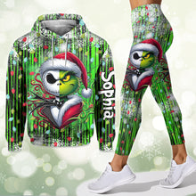 Load image into Gallery viewer, Personalized Christmas Hoodie and Leggings Set for Women | Custom Name Gift