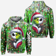 Load image into Gallery viewer, Personalized Christmas Hoodie and Leggings Set for Women | Custom Name Gift
