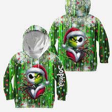 Load image into Gallery viewer, Personalized Christmas Hoodie and Leggings Set for Women | Custom Name Gift