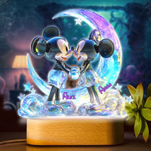 Load image into Gallery viewer, Personalized Mouse Shaped Acrylic Plaque Light Base Gift