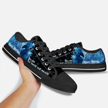 Load image into Gallery viewer, Personalized Autism Awareness Low Top Shoes Custom Name Gift